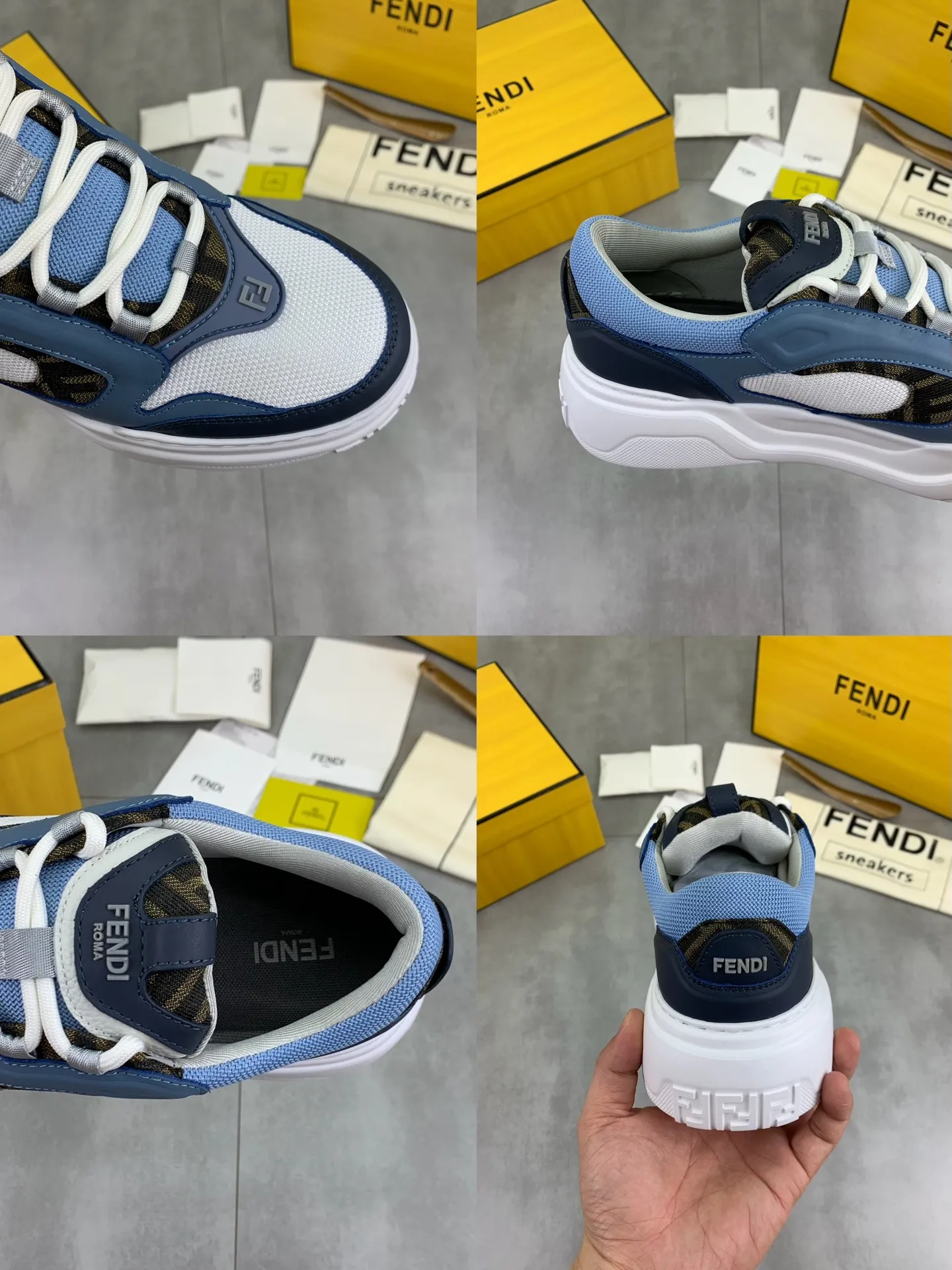 Men's Men's Shoes 💰P740 New Style 💰💎💎💎Summer Hot Style [FENDI Fendi] Top Version 🆕New slip-on sneakers, wavy soles engraved with original words. Embossed Fendi Flow lettering on the heel. The upper is made of high-end calfskin and breathable materials. Original lining with tone-on-tone details decorated with innovative handcrafting techniques. Ultra-light and wear-resistant TPU and IP foam soles, overall lightweight and comfortable. Size:39-44 (38 45 can be customized)